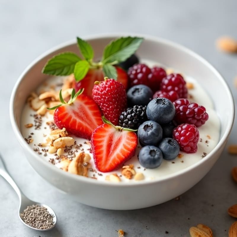 Creamy Greek Yogurt Power Bowl with Honey-Almond Crunch