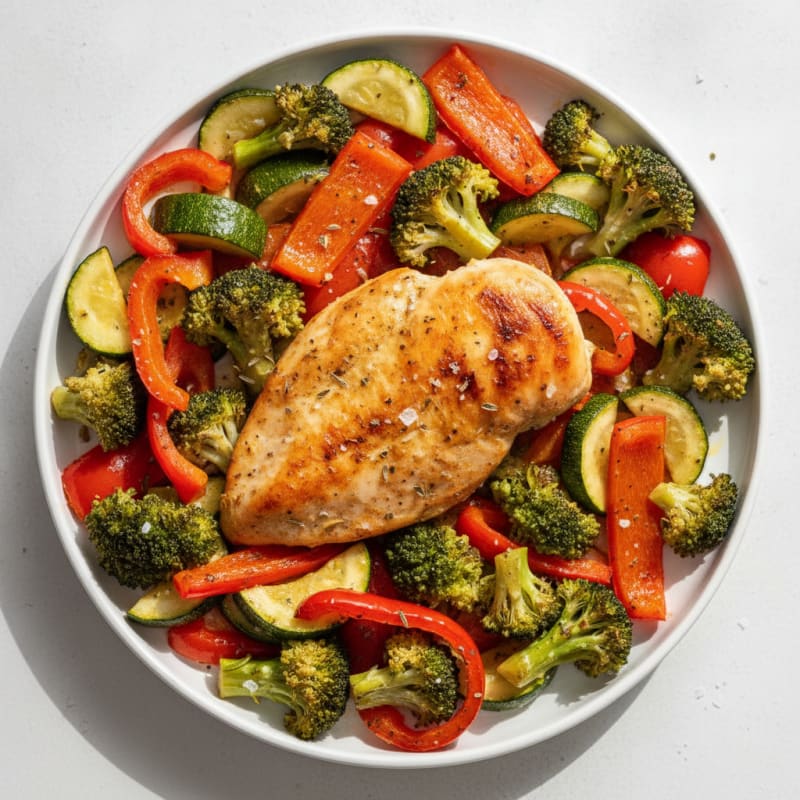 Sheet Pan Lemon Herb Chicken and Veggies