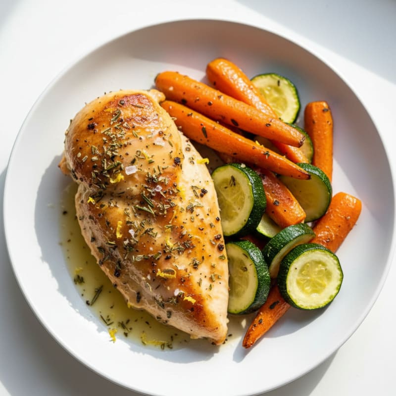 Lemon Herb Chicken with Roasted Vegetables