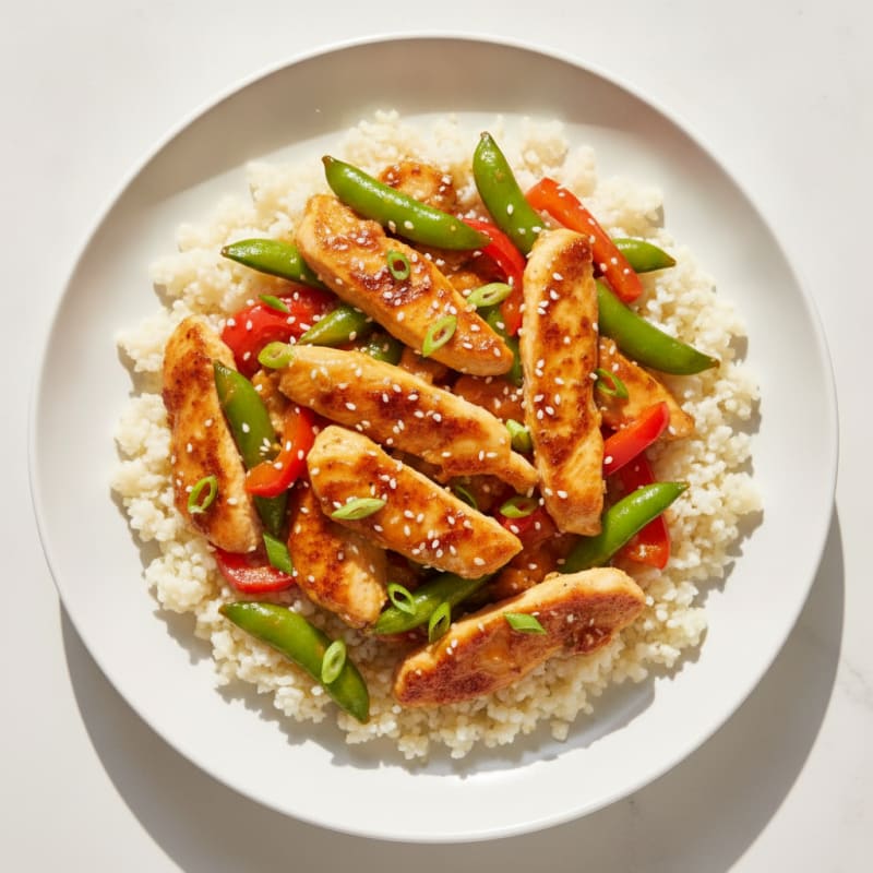 Orange Glazed Chicken Stir-Fry
