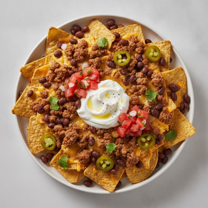 Loaded Beef Nacho Platter