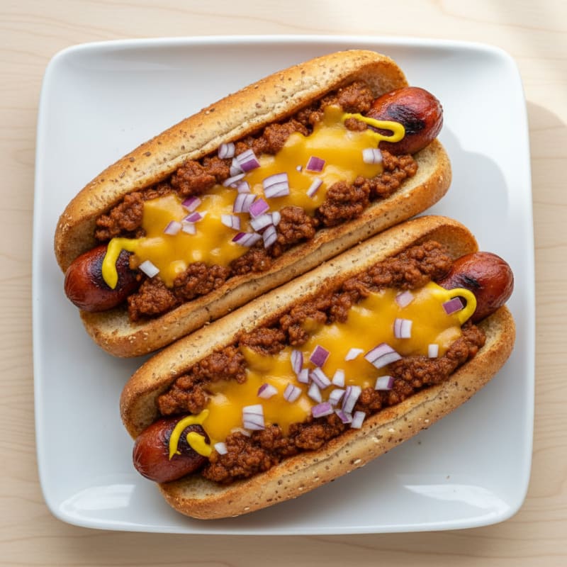 Classic Chili Cheese Hot Dogs