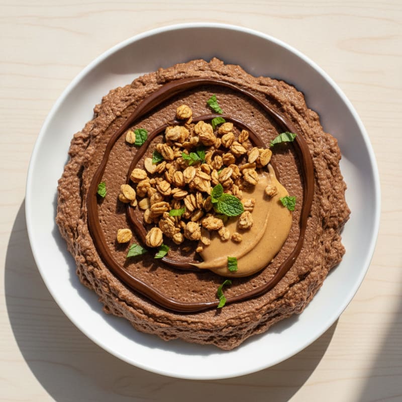 Chocolate Peanut Butter Protein Mousse