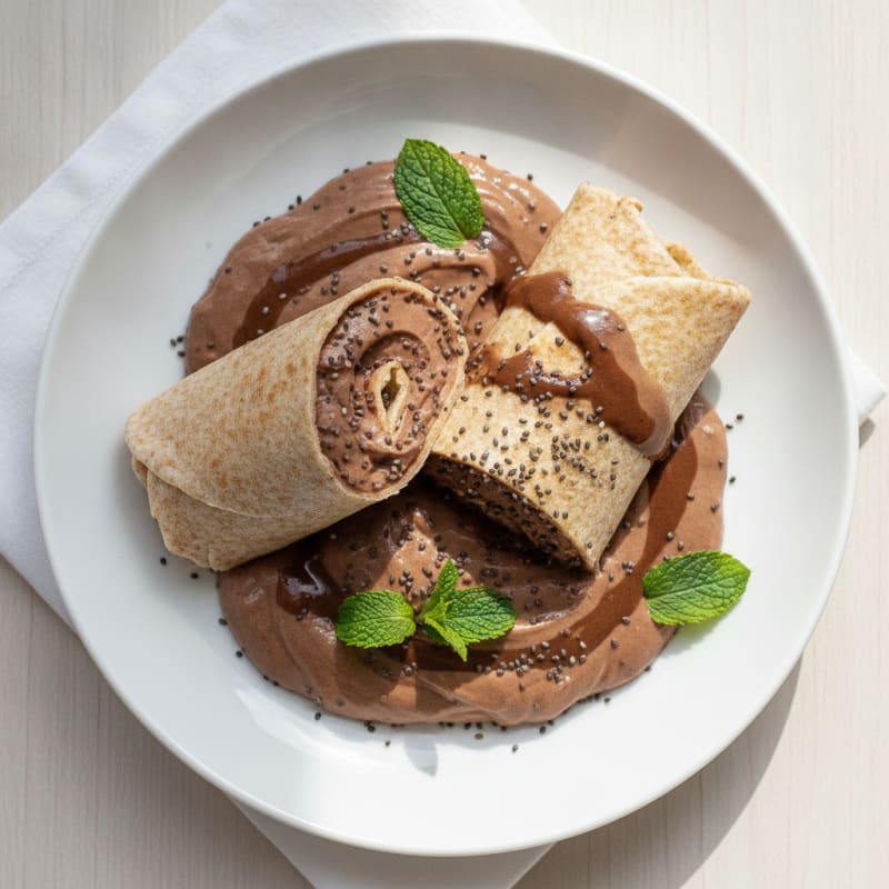 Silky Protein Chocolate Pudding with Chia Seeds