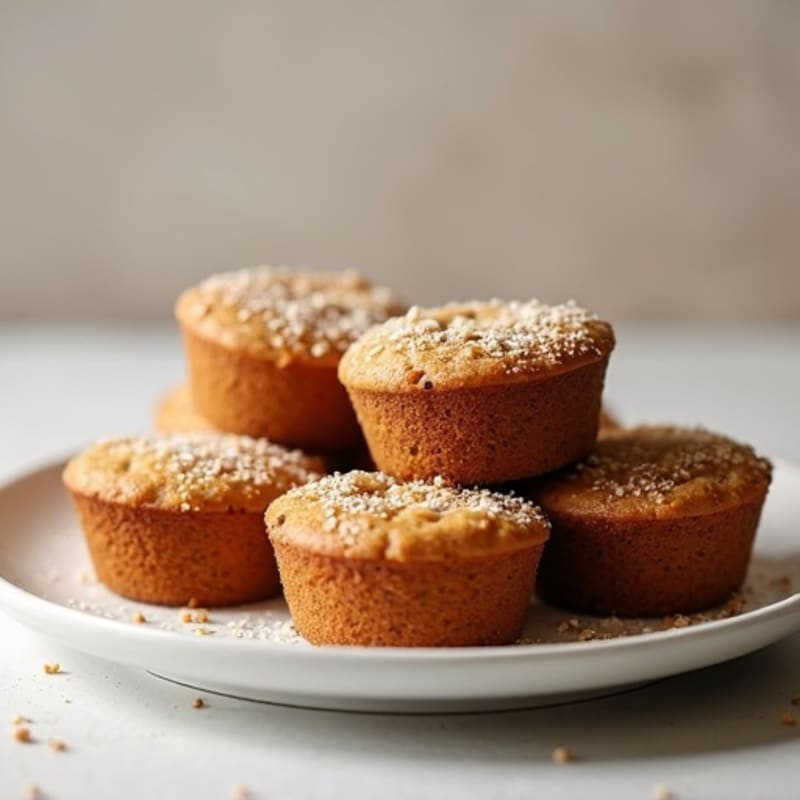 Protein-Packed Almond-Coffee Mini Cakes