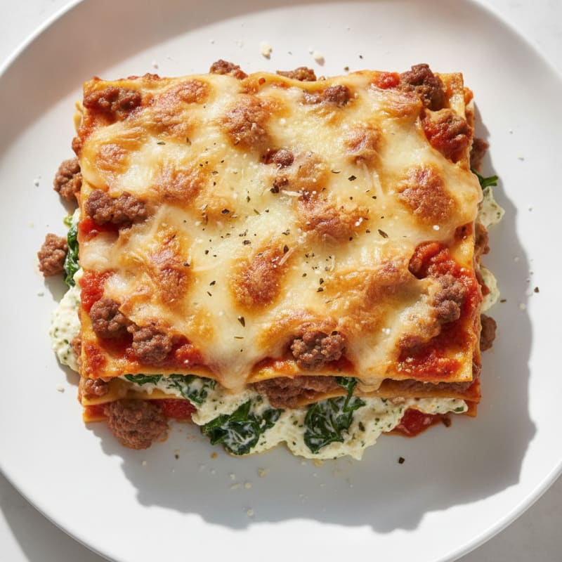 Classic Beef and Ricotta Lasagna Bake