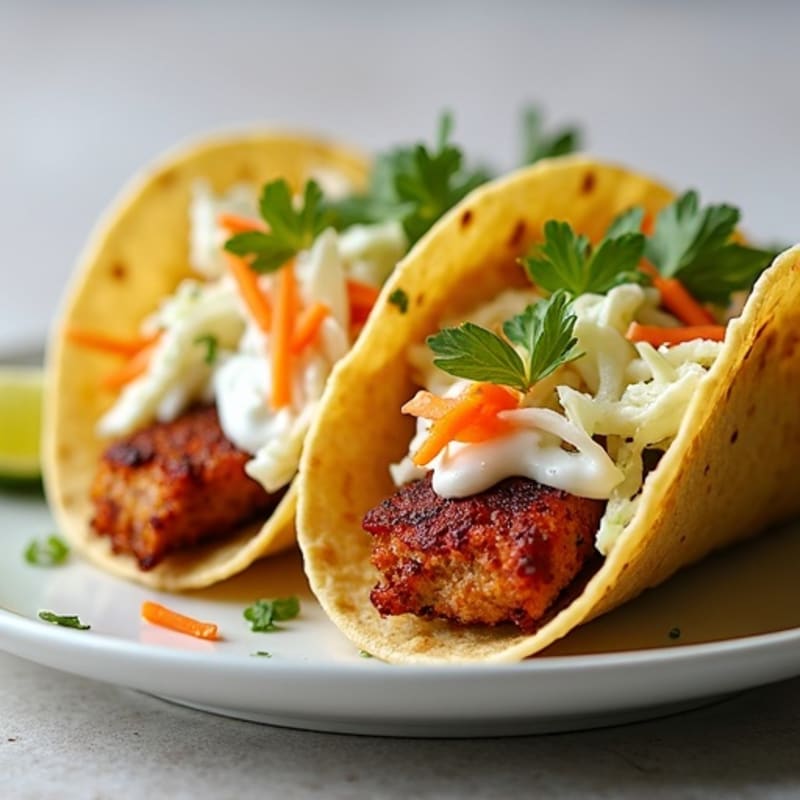 Crispy Slow-Cooked Pork Tacos with Fresh Slaw