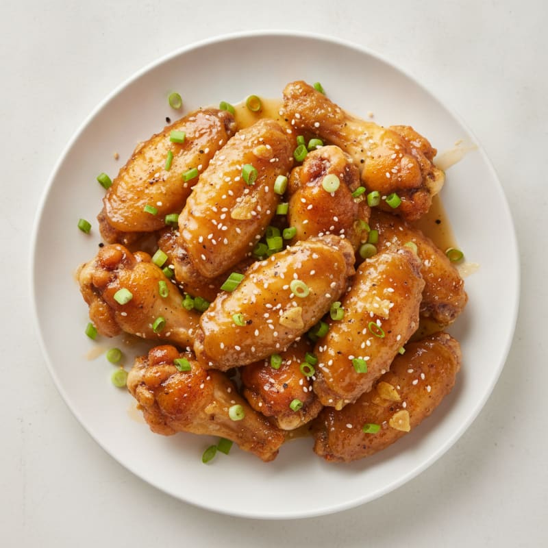 Honey-Garlic Glazed Chicken Wings