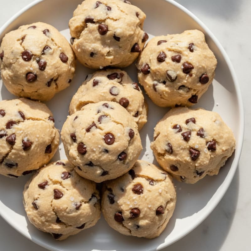 No-Bake Chocolate Chip Cookie Dough Bites