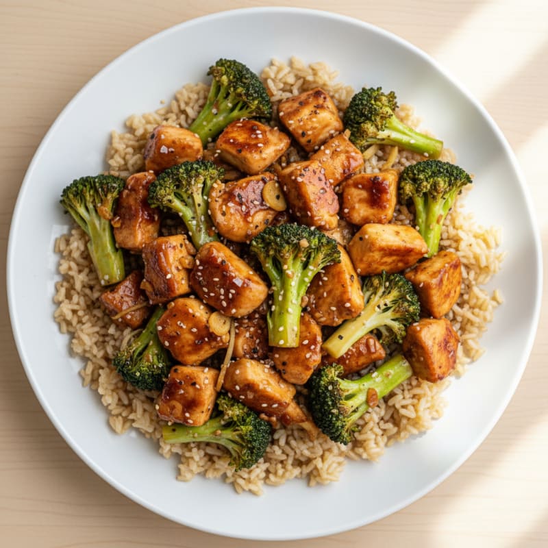 Teriyaki Chicken and Broccoli Stir-Fry