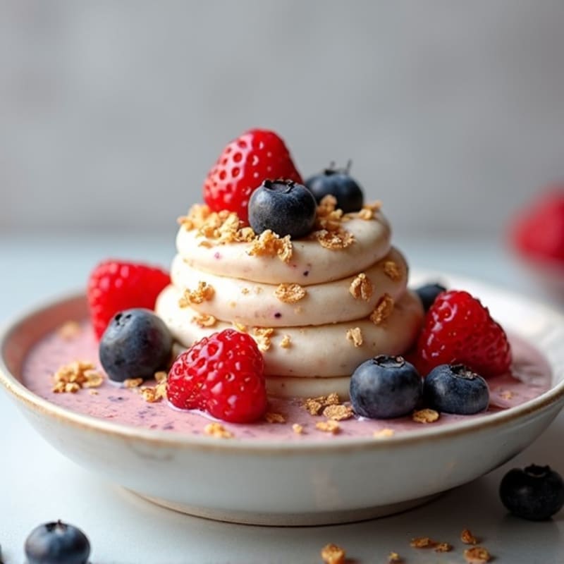 Protein-Packed Vanilla Berry Overnight Oats