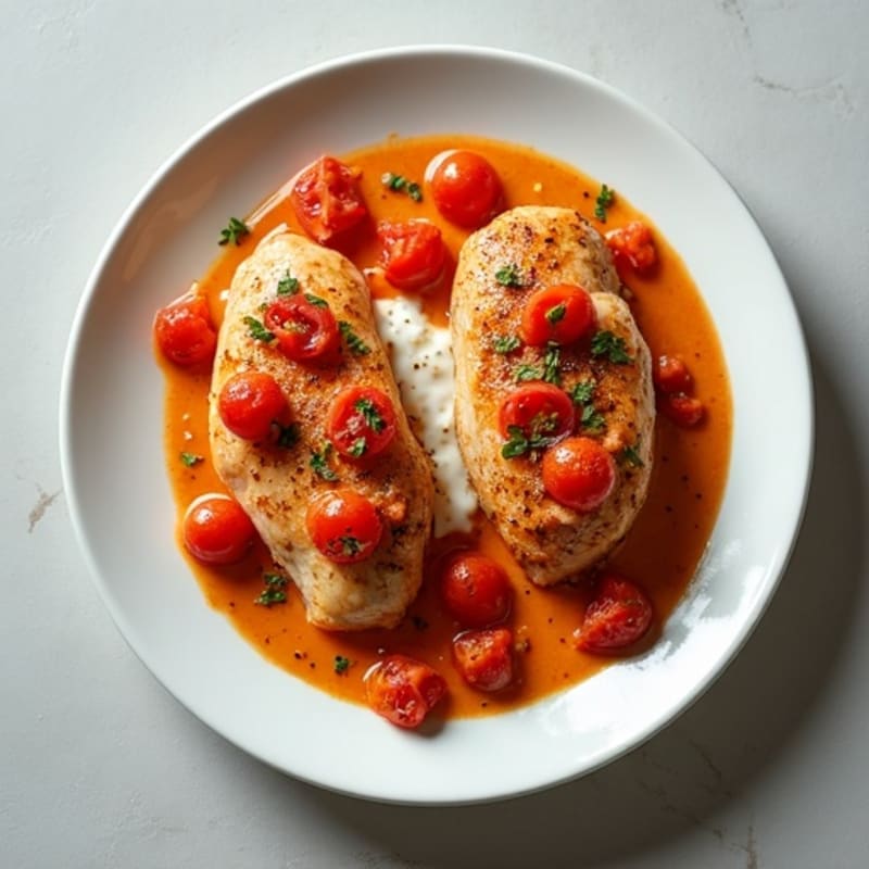 Creamy Spiced Tomato Chicken