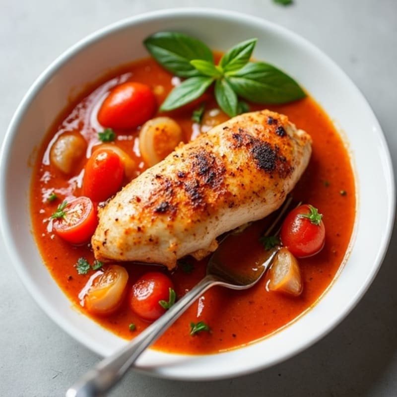 Spiced Chicken in Creamy Tomato Sauce