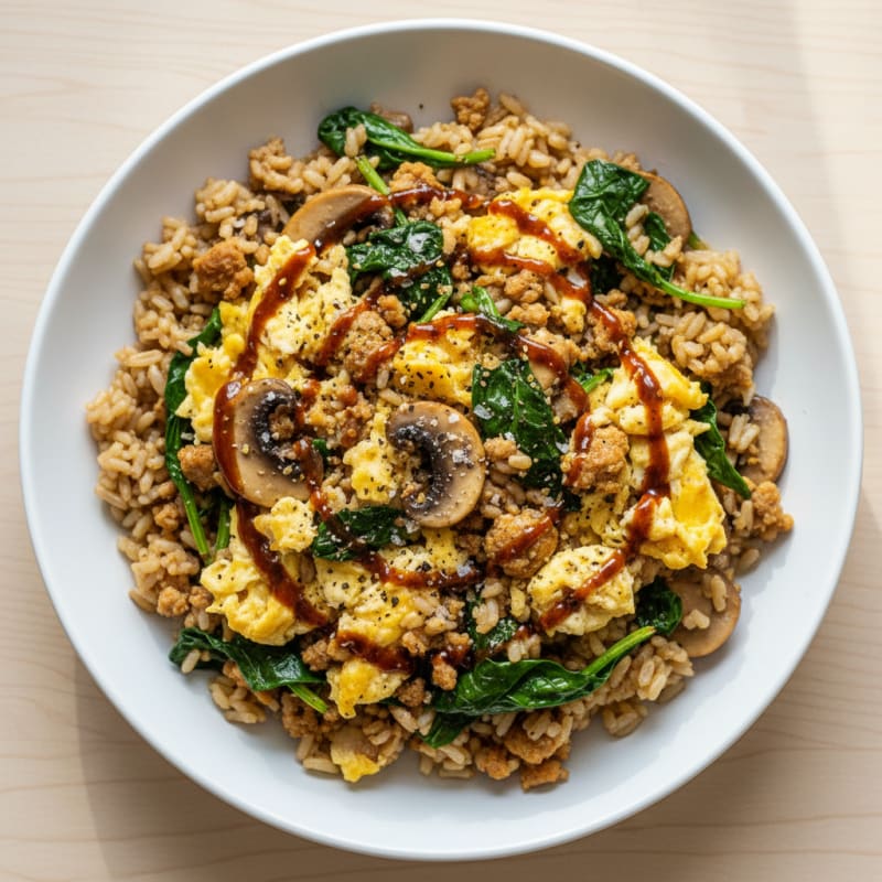 Savory Egg and Rice Bowl