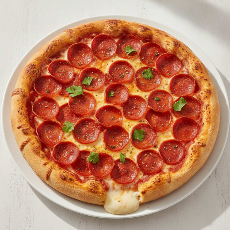 Classic Stuffed Crust Pepperoni Pizza