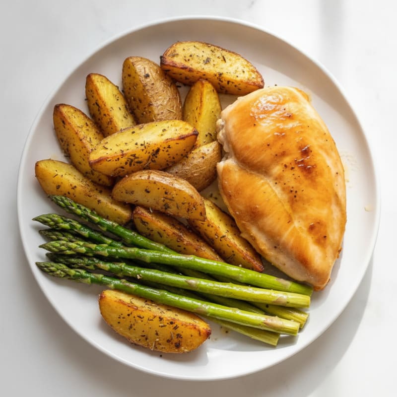 Roasted Chicken and Herb Potatoes