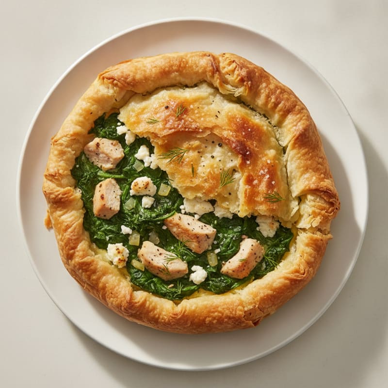 Spinach and Feta Phyllo Pie