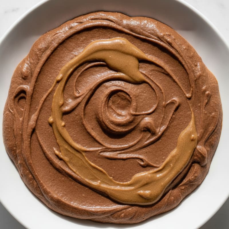 Silky Chocolate Protein Pudding with Almond Butter