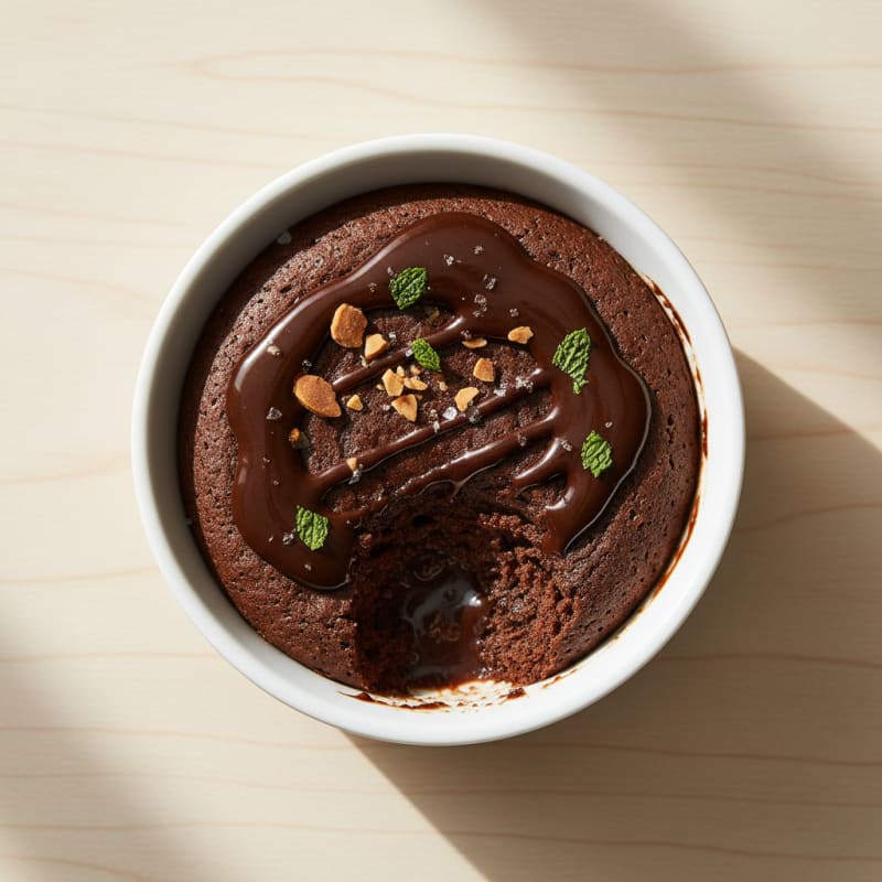 Silky Chocolate Protein Mug Cake