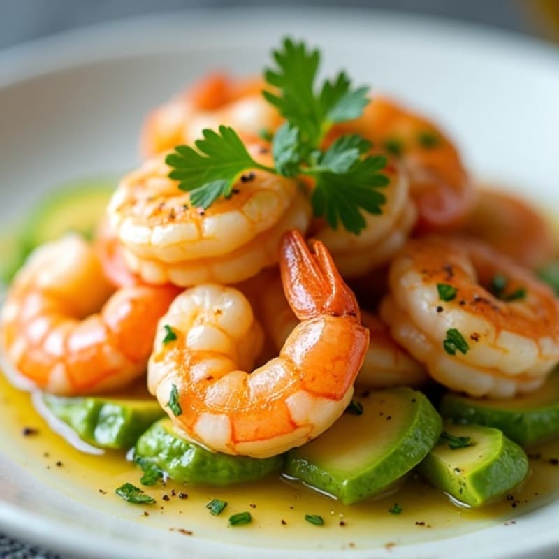 Fresh Citrus Marinated Shrimp with Creamy Avocado