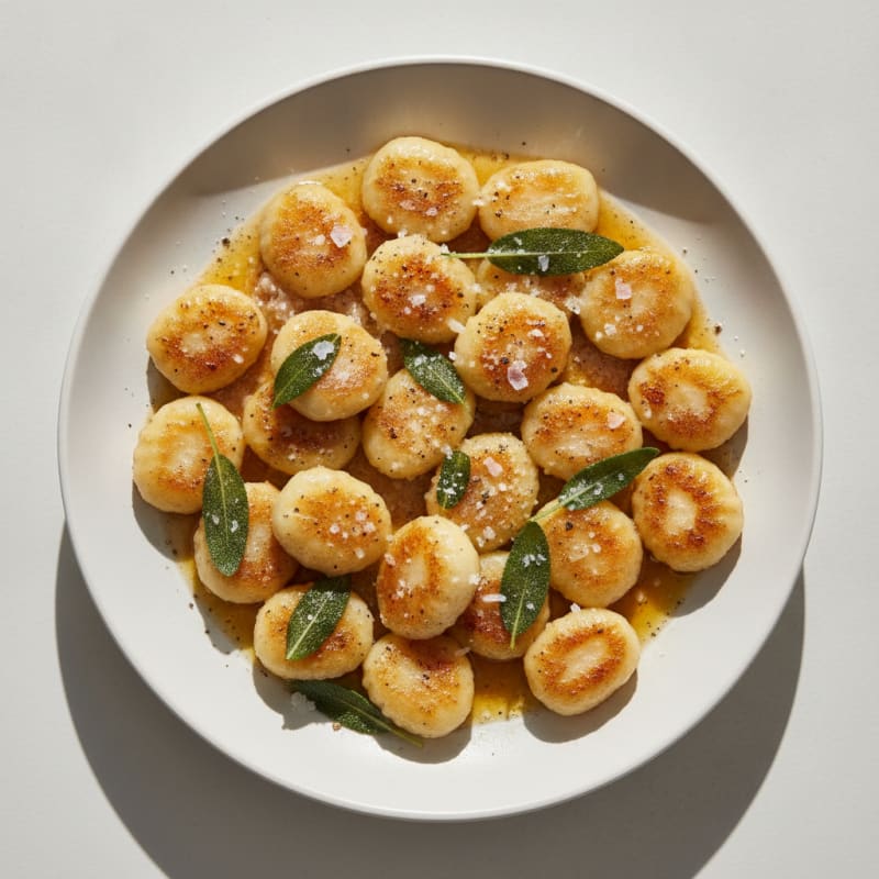 Ricotta Gnocchi with Sage Butter Sauce