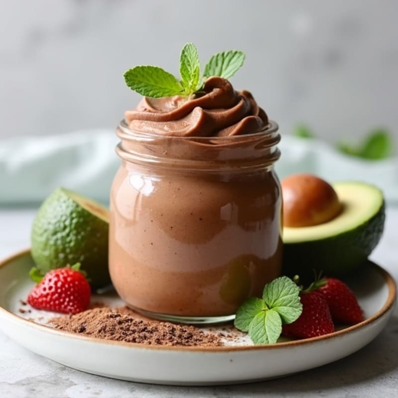 Rich Avocado Chocolate Mousse