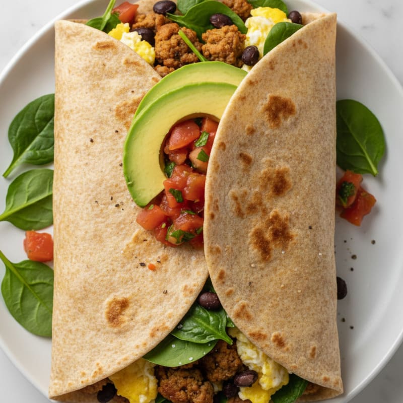 Ultimate Loaded Breakfast Burrito