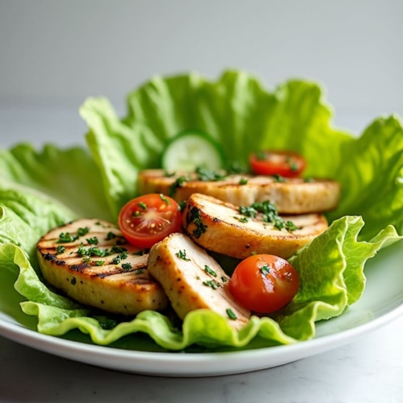 Herb-Grilled Chicken Lettuce Wrap