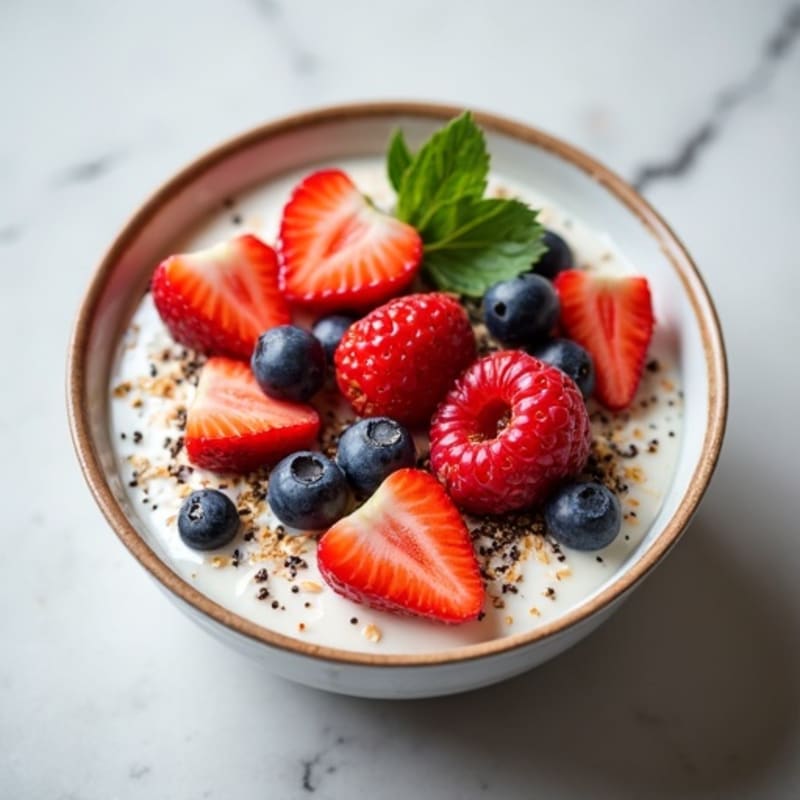Protein-Packed Vanilla Berry Overnight Oats