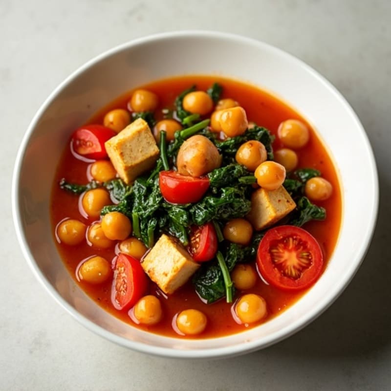 Hearty Spiced Chickpea and Tomato Stew