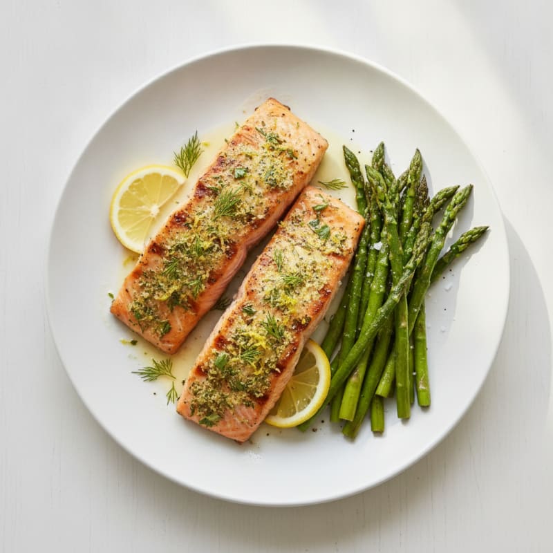 Lemon Herb Grilled Salmon