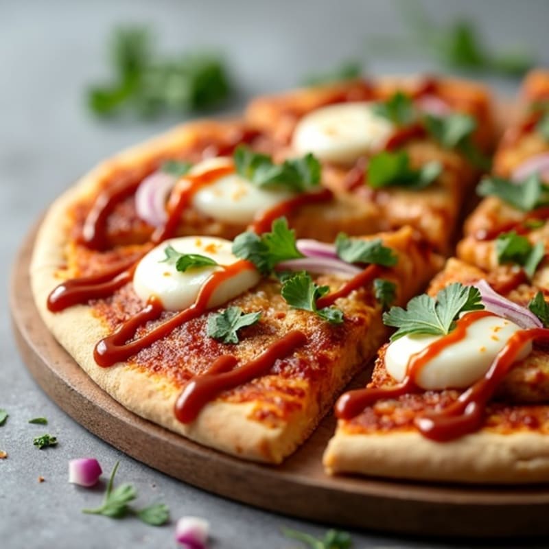 High-Protein BBQ Chicken Pizza