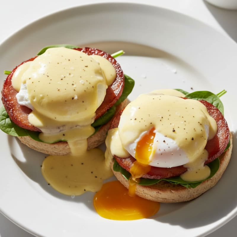 Classic Eggs Benedict with Hollandaise