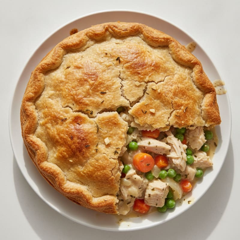 Homestyle Chicken and Vegetable Pot Pie