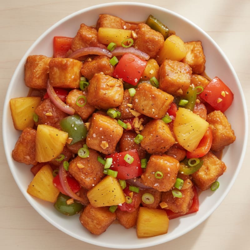 Sweet and Sour Chicken with Pineapple