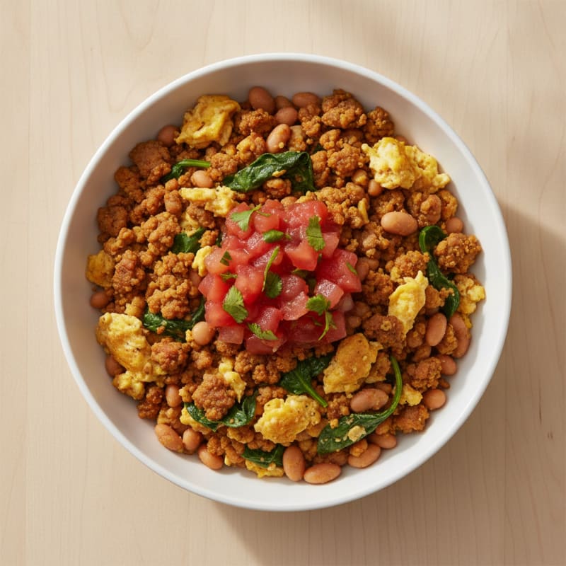 Chorizo and Eggs Fiesta Bowl