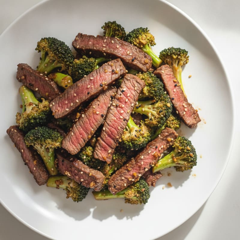 Sesame Beef and Broccoli Stir-Fry