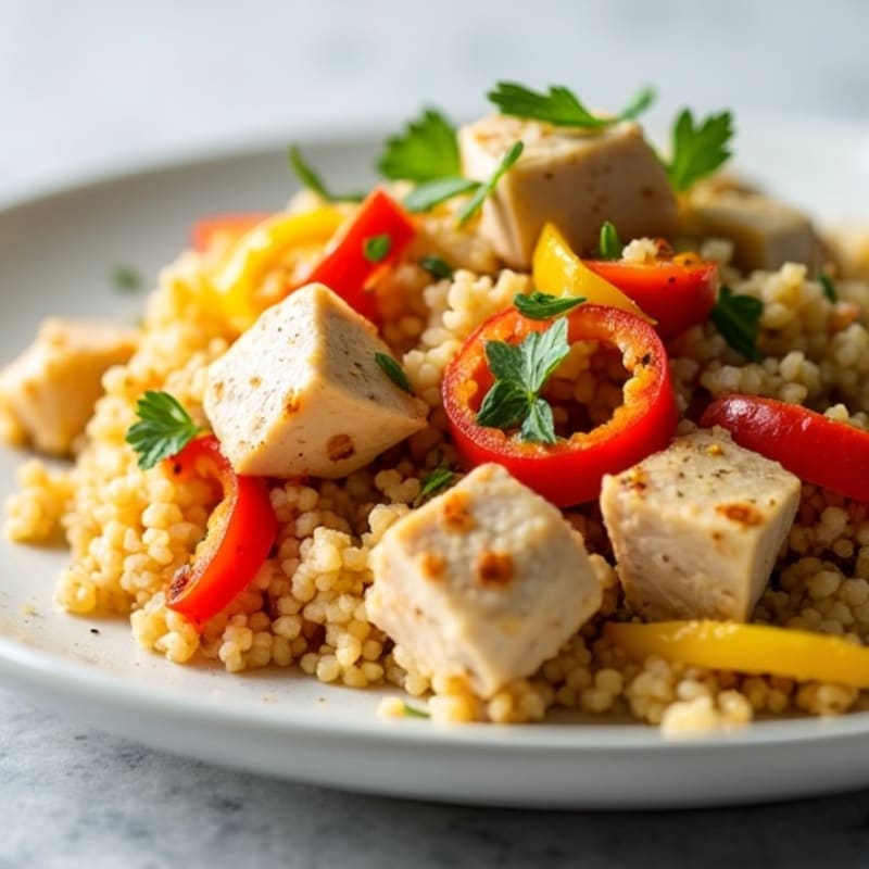 Cauliflower Rice Chicken Stir-Fry