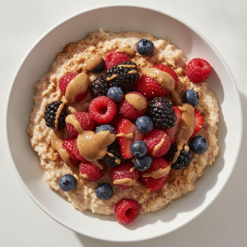 Classic Oatmeal with Berries