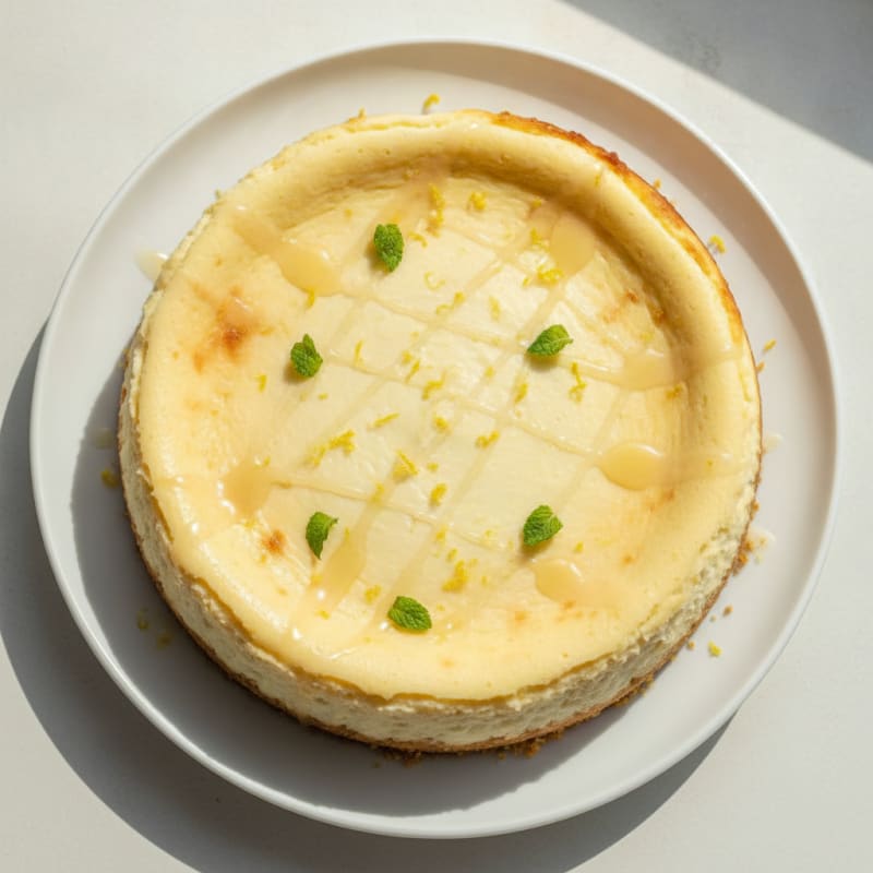 Creamy Greek Yogurt Protein Cheesecake