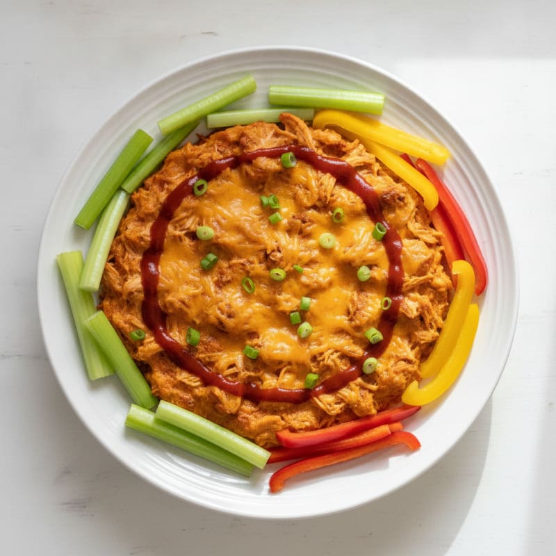 Buffalo Chicken Baked Dip