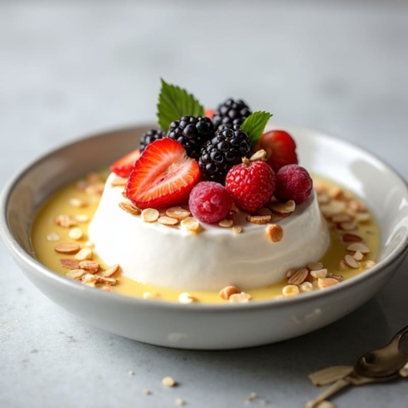 Protein-Packed Vanilla Bean Greek Yogurt Custard