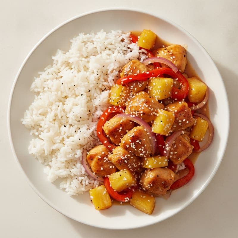Sweet and Sour Chicken with Pineapple