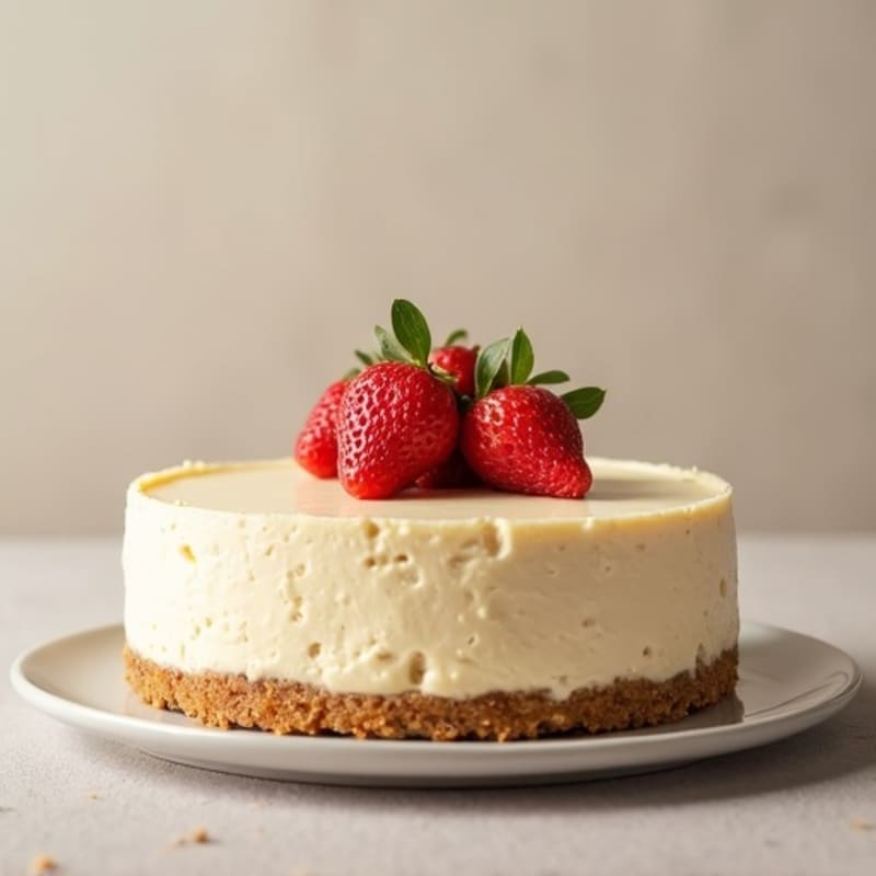 Creamy Greek Yogurt Protein Cheesecake