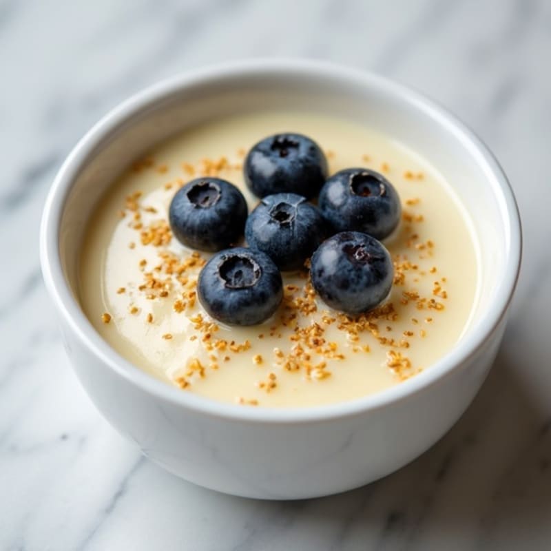 Protein-Packed Vanilla Bean Greek Yogurt Custard