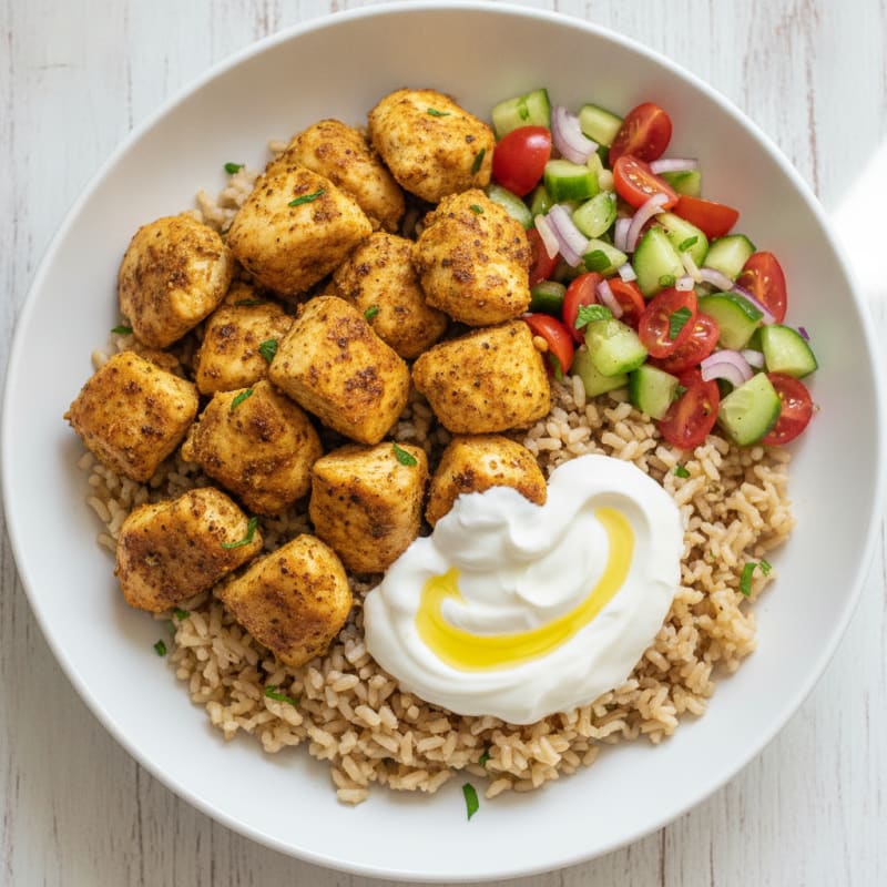 Chicken Shawarma Rice Bowl