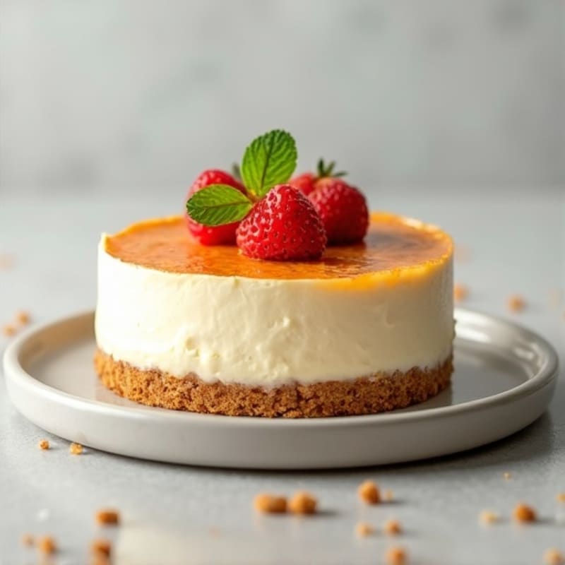 Creamy Greek Yogurt Protein Cheesecake