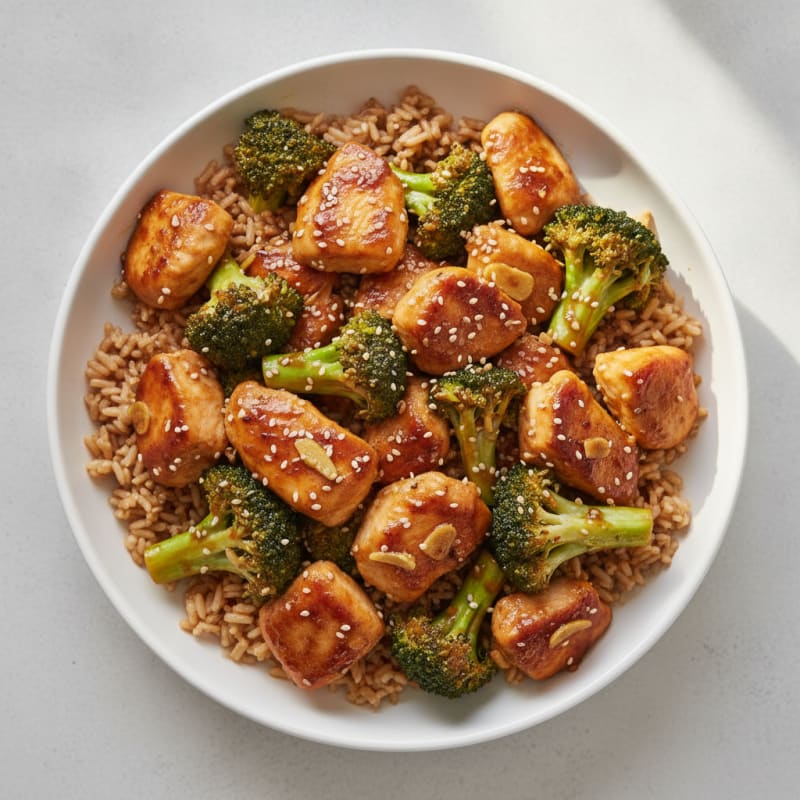 Sesame Chicken and Broccoli Stir-Fry