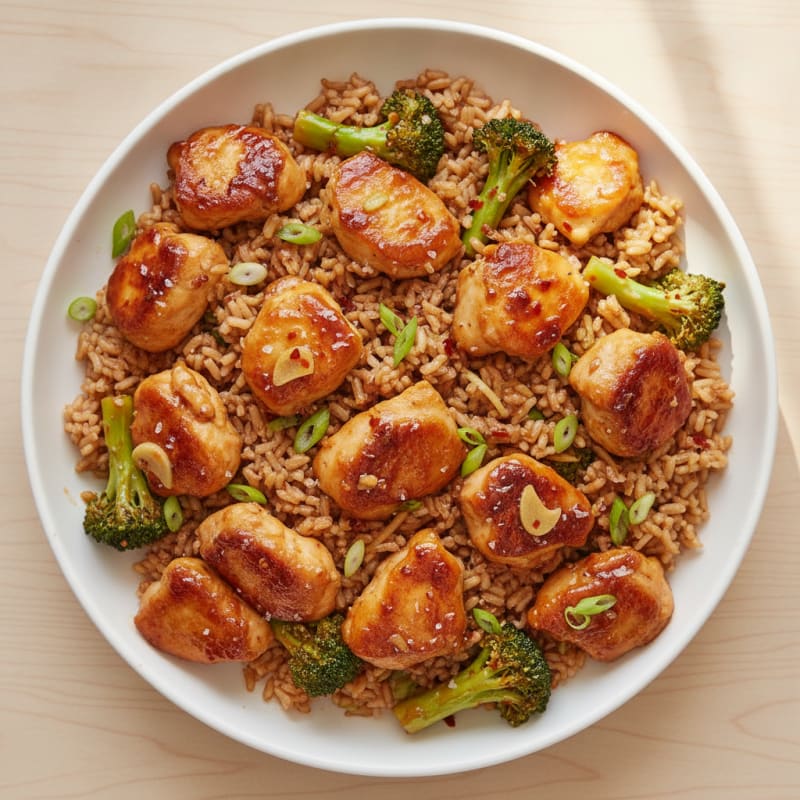 Healthy General Tso's Chicken Stir-Fry