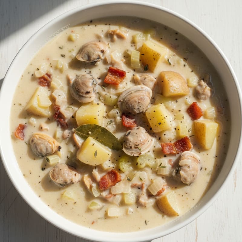 Classic New England Clam Chowder